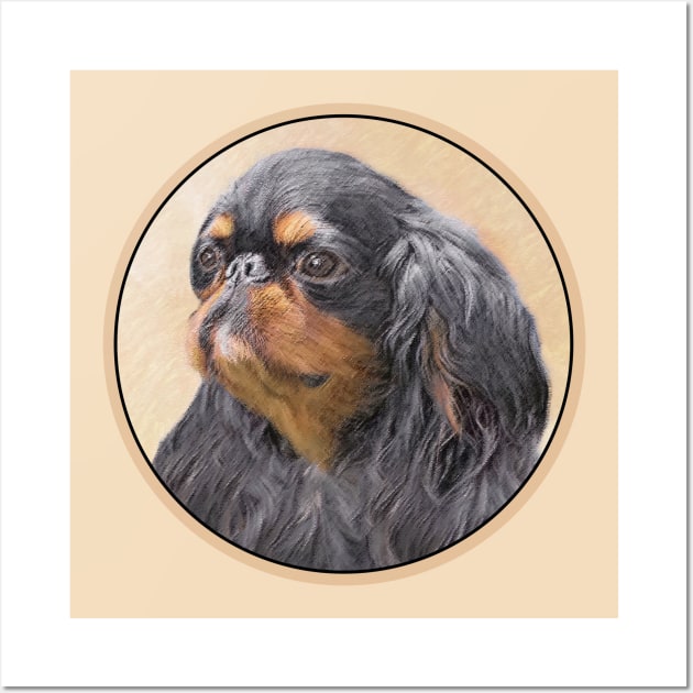 English Toy Spaniel Painting Original Animal Art Wall Art by Alpen Designs